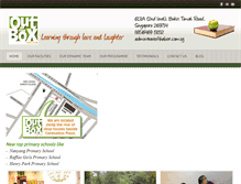 Tablet Screenshot of outofthebox.com.sg